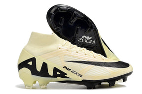 chuteira-infantil-campo-nike-air-zoom-mercurial-superfly-9-elite-fg-bege-e-preta-mad-ready-pack-3