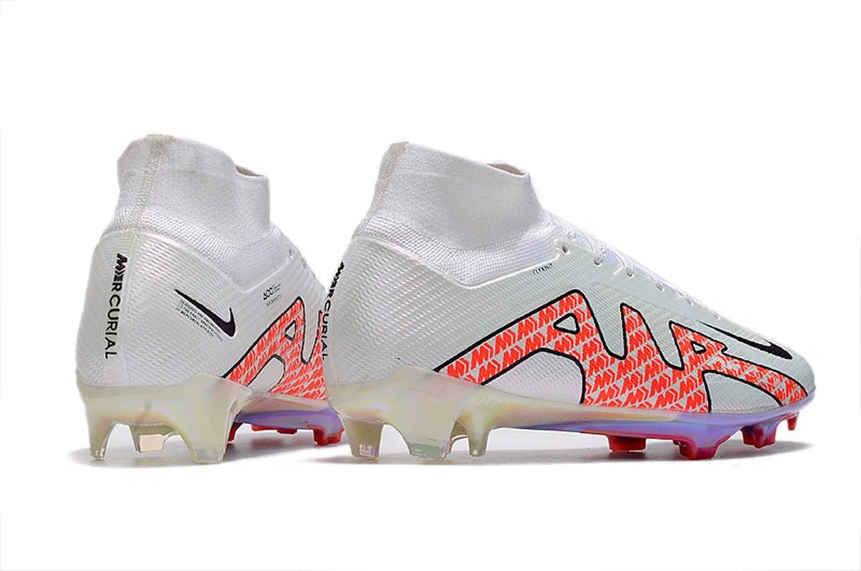 chuteira-infantil-campo-nike-air-zoom-mercurial-superfly-9-elite-fg-branca-disruption-pack-4