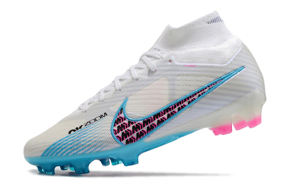 chuteira-infantil-campo-nike-air-zoom-mercurial-superfly-9-elite-fg-branca-e-azul-blast-pack-2