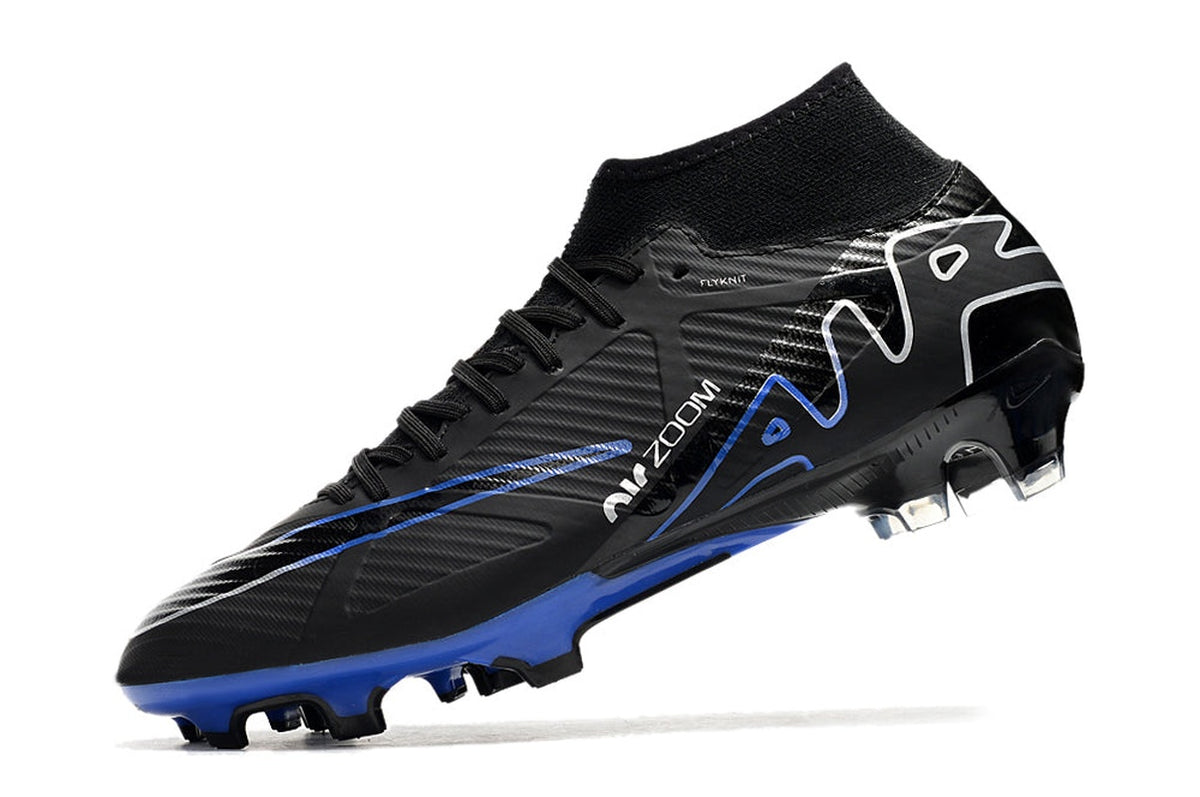 chuteira-infantil-campo-nike-air-zoom-mercurial-superfly-9-elite-fg-preta-e-azul-shadow-pack-2