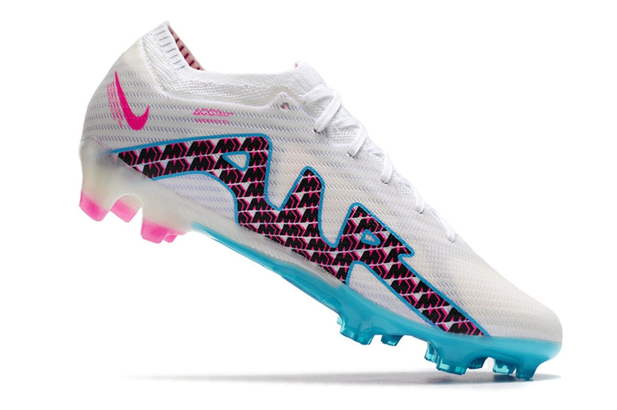 chuteira-infantil-campo-nike-air-zoom-mercurial-vapor-15-elite-fg-branca-blast-pack-4