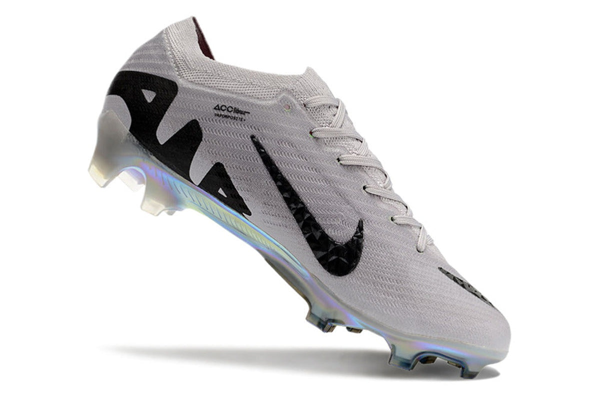 chuteira-infantil-campo-nike-air-zoom-mercurial-vapor-15-elite-fg-prata-e-preta-rising-gem-pack-7