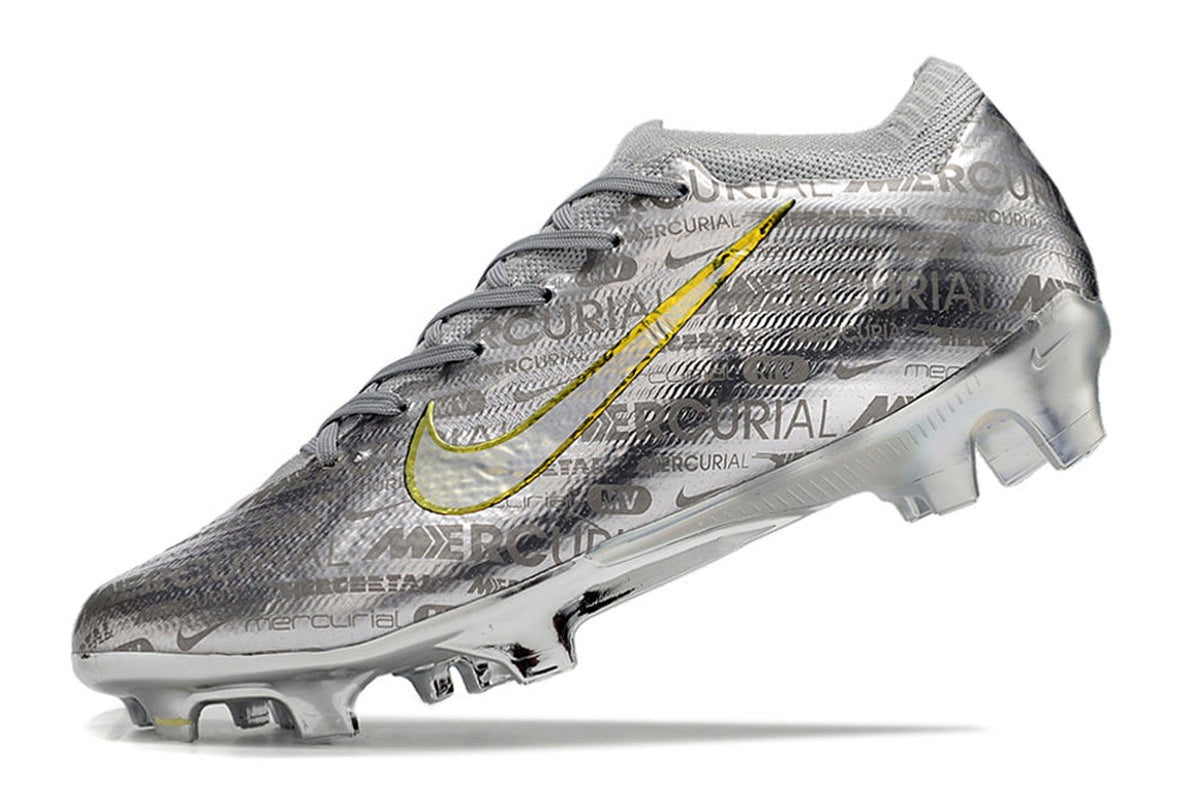 chuteira-infantil-campo-nike-air-zoom-mercurial-vapor-15-elite-fg-prata-nike-25-anos-2