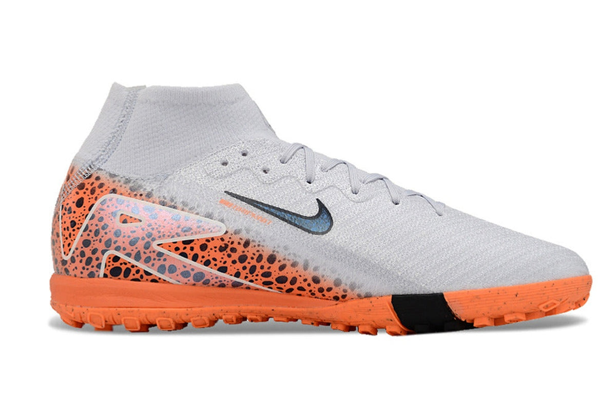 chuteira-infantil-society-nike-air-zoom-mercurial-superfly-10-elite-tf-branca-laranja-e-preto-eletric-pack-2