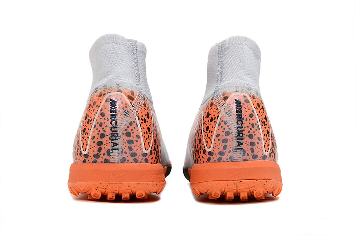chuteira-infantil-society-nike-air-zoom-mercurial-superfly-10-elite-tf-branca-laranja-e-preto-eletric-pack-6