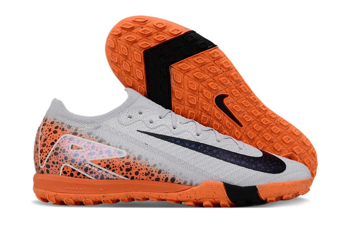chuteira-infantil-society-nike-air-zoom-mercurial-vapor-16-elite-tf-branca-laranja-e-preto-eletric-pack-5
