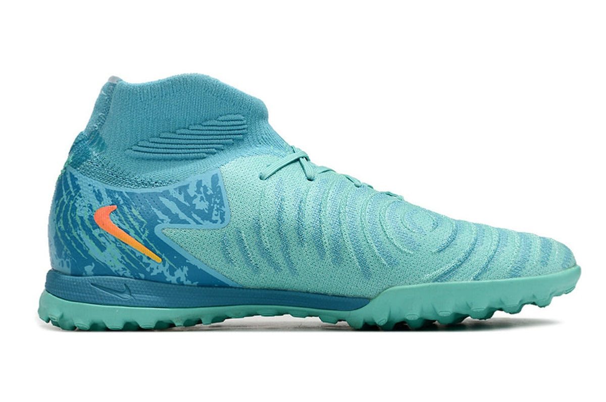 chuteira-infantil-society-nike-phantom-luna-2-elite-tf-azul-e-verde-vortex-pack-2