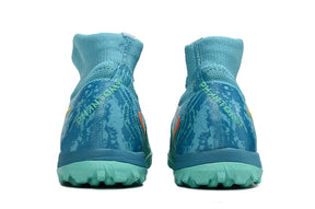 chuteira-infantil-society-nike-phantom-luna-2-elite-tf-azul-e-verde-vortex-pack-5