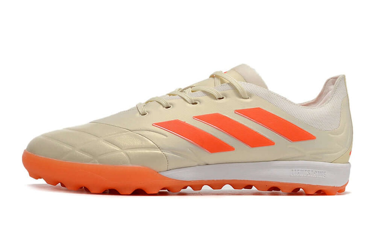 chuteira-society-adidas-copa-pure1-tf-bege-e-laranja-heatspawn-pack-1