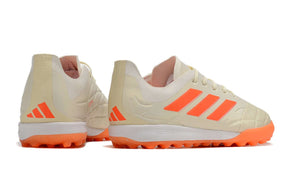 chuteira-society-adidas-copa-pure1-tf-bege-e-laranja-heatspawn-pack-2