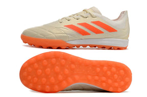 chuteira-society-adidas-copa-pure1-tf-bege-e-laranja-heatspawn-pack-3