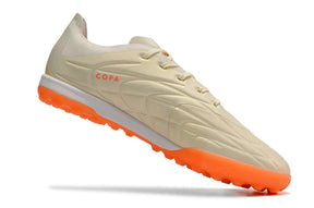 chuteira-society-adidas-copa-pure1-tf-bege-e-laranja-heatspawn-pack-6