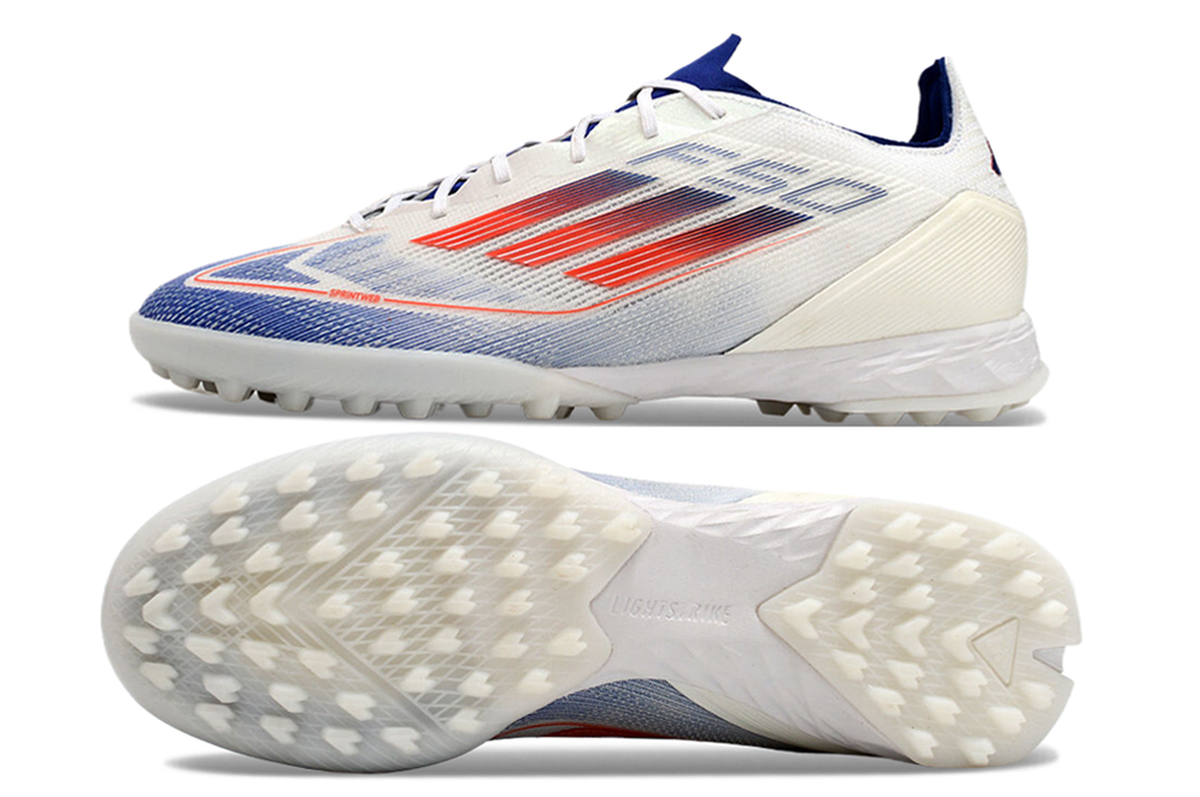 chuteira-society-adidas-f50-tf-branca-azul-e-vermelha-advancement-pack-2