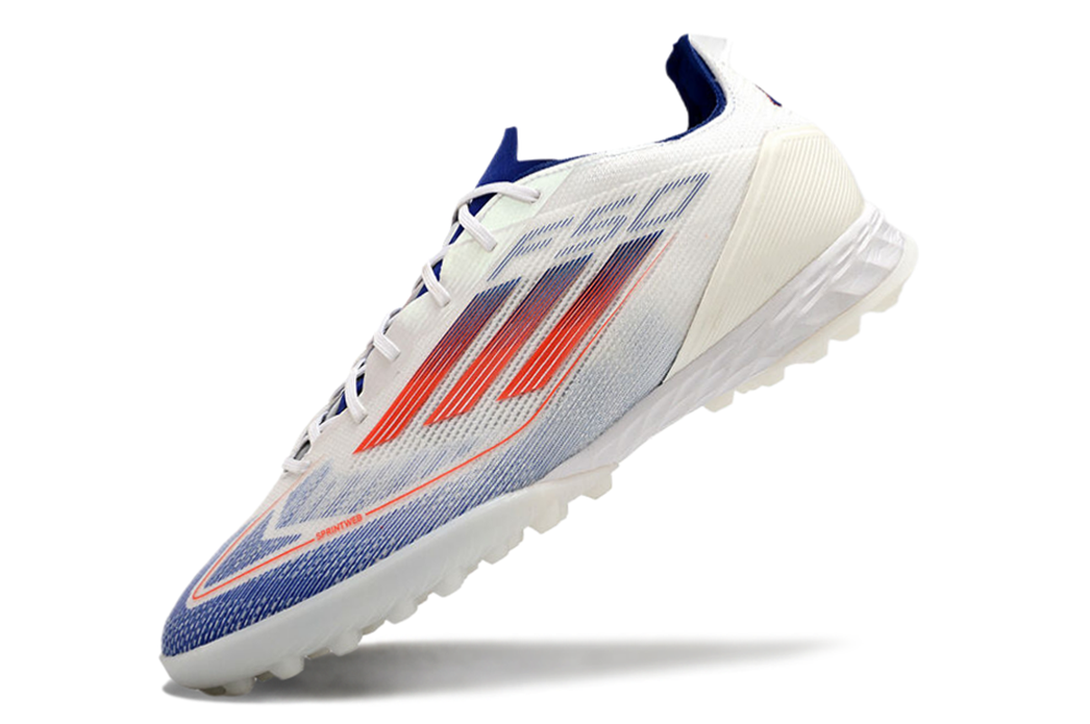 chuteira-society-adidas-f50-tf-branca-azul-e-vermelha-advancement-pack-5