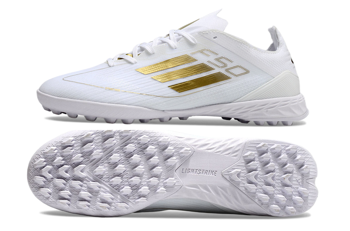 chuteira-society-adidas-f50-tf-branca-e-dourado-day-spark-pack-2