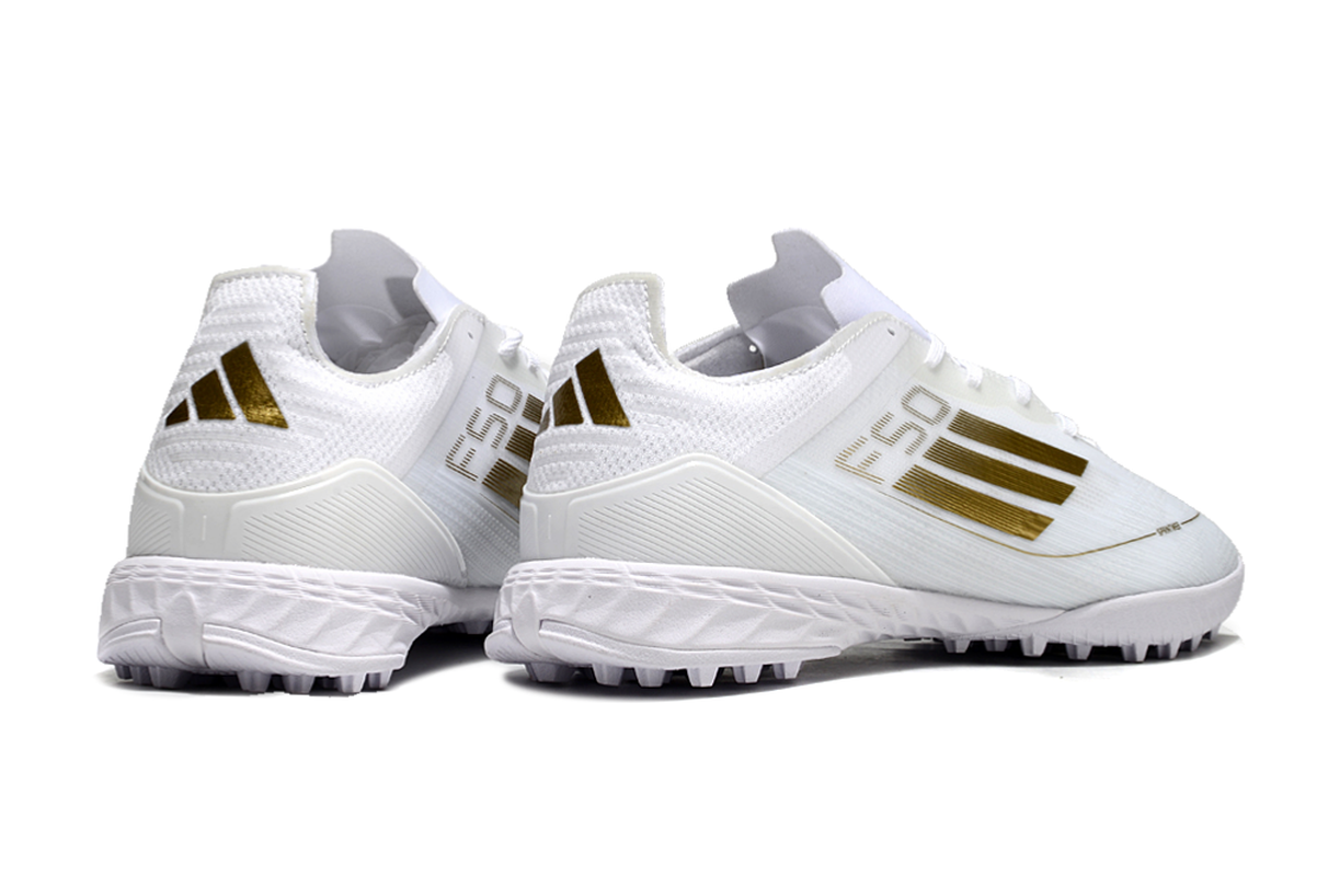 chuteira-society-adidas-f50-tf-branca-e-dourado-day-spark-pack-4