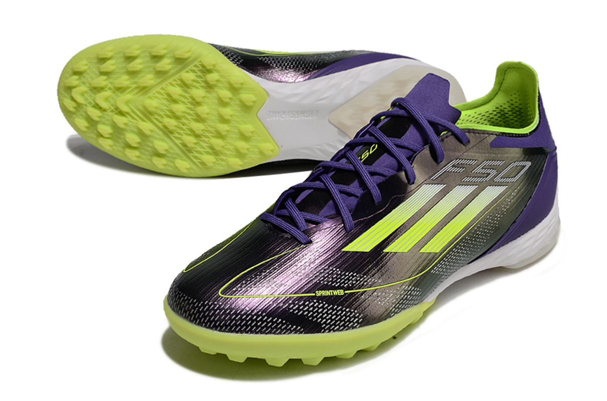 chuteira-society-adidas-f50-tf-roxa-e-verde-fast-reborn-pack-4
