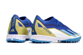 chuteira-society-adidas-x-crazrfast-messi-1-tf-azul-branca-e-dourada-spark-gen10s-4