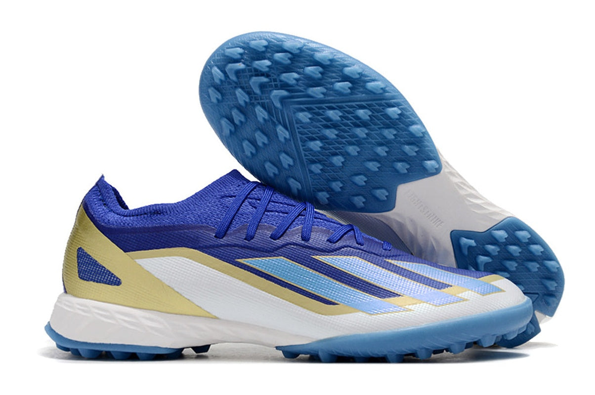 chuteira-society-adidas-x-crazyfast-messi1-tf-azul-branco-e-dourado-spark-gen10s-5