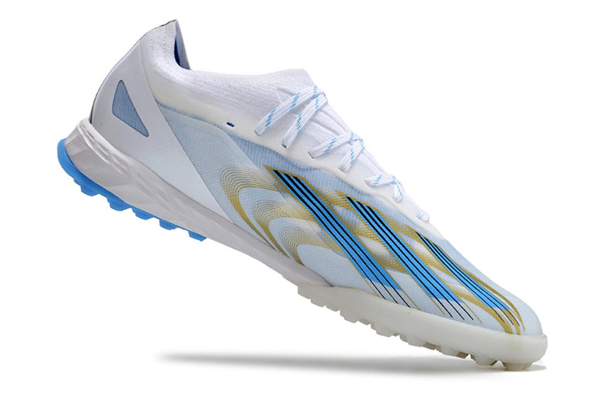 chuteira-society-adidas-x-crazyfast1-tf-branca-azul-e-dourada-las-estrellas-2