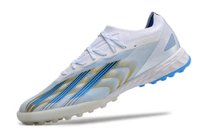 chuteira-society-adidas-x-crazyfast1-tf-branca-azul-e-dourada-las-estrellas-4