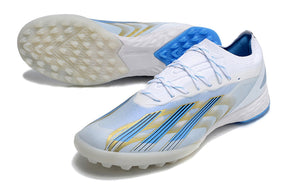 chuteira-society-adidas-x-crazyfast1-tf-branca-azul-e-dourada-las-estrellas-6