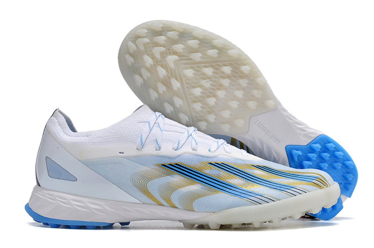 chuteira-society-adidas-x-crazyfast1-tf-branca-azul-e-dourada-las-estrellas-7
