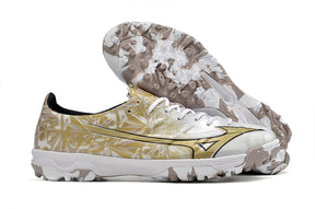 chuteira-society-mizuno-alpha-tf-branca-e-dourado-prism-gold-sérgio-ramos-7