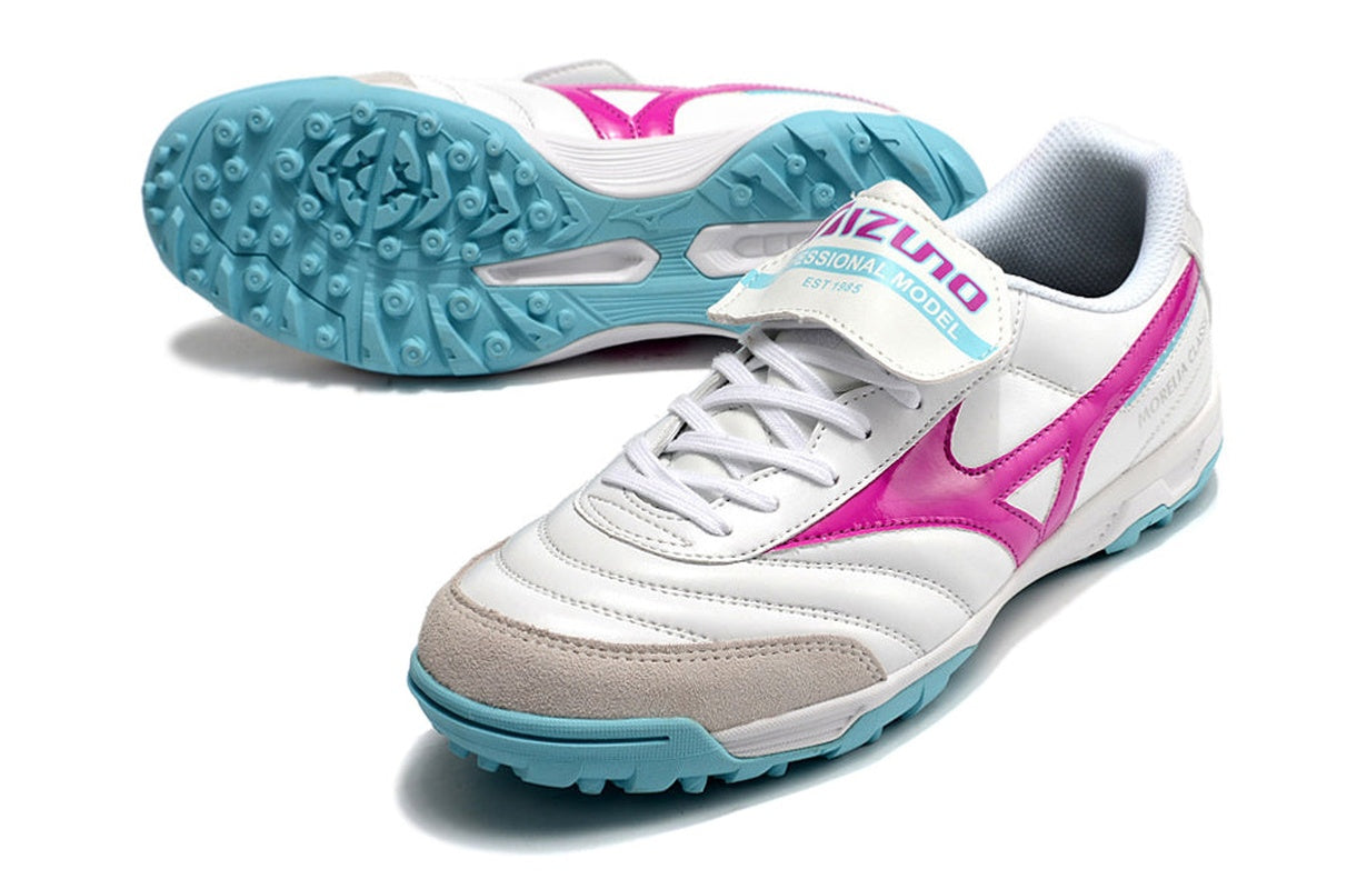 chuteira-society-mizuno-morelia-3-tf-branca-rosa-e-azul-5