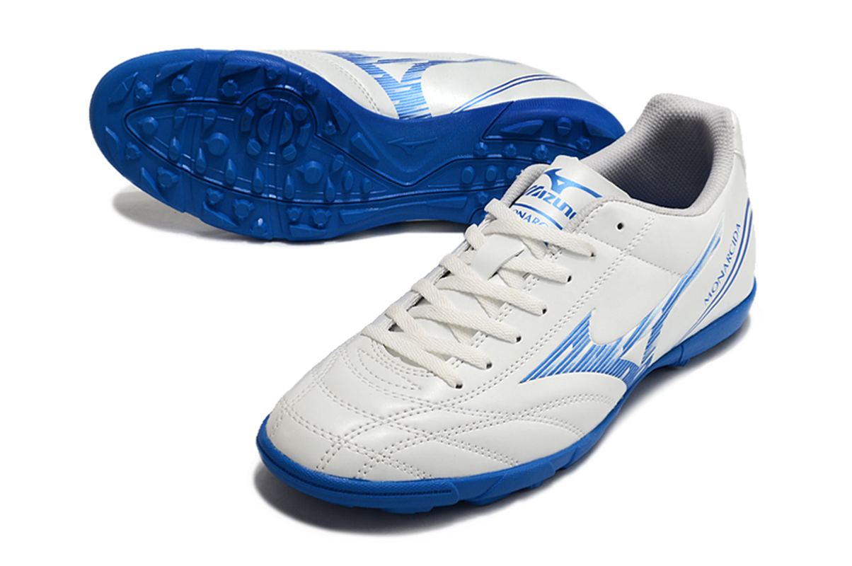 chuteira-society-mizuno-morelia-classic-branca-e-azul-tf-mugen-pack-2