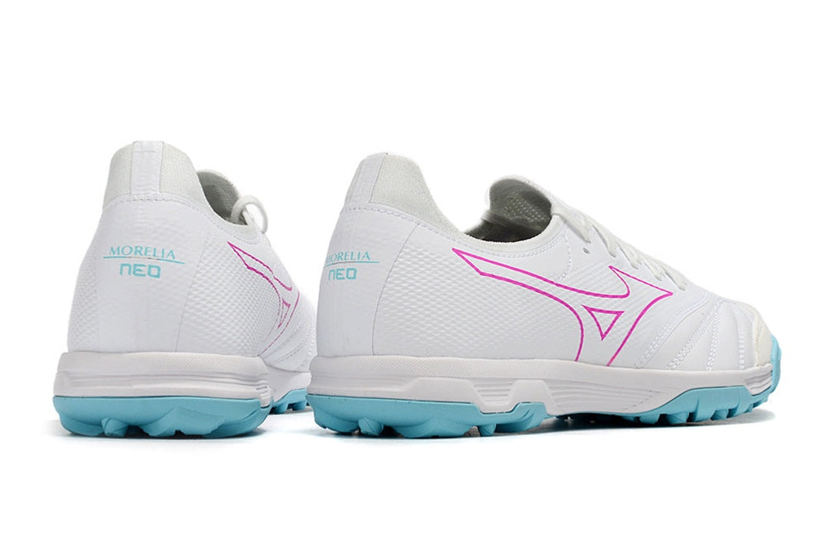 chuteira-society-mizuno-morelia-neo-beta-tf-branca-azul-e-rosa-6