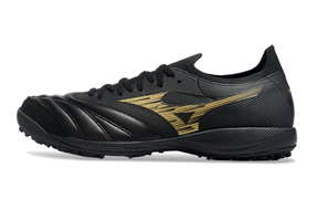 chuteira-society-mizuno-morelia-neo-sala-tf-preta-e-dourada-aurum-pack-1