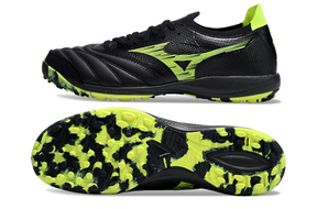 chuteira-society-mizuno-morelia-neo-sala-tf-preta-e-verde-4
