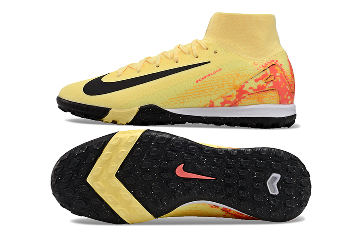 chuteira-society-nike-air-zoom-mercurial-superfly-10-elite-tf-laranja-e-preto-kylian-mbappé-pack-2
