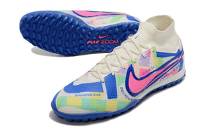 chuteira-society-nike-air-zoom-mercurial-superfly-9-elite-tf-branca-azul-e-rosa-socal-pack-2