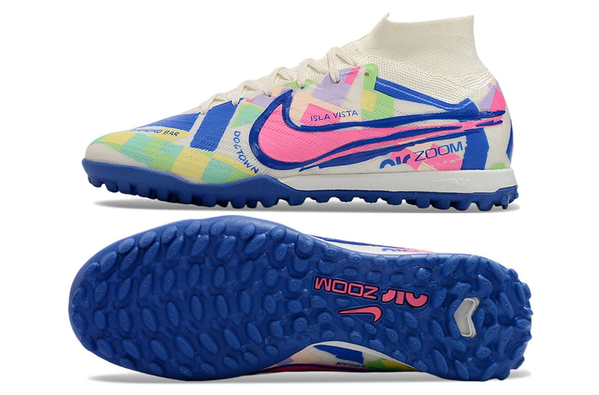 chuteira-society-nike-air-zoom-mercurial-superfly-9-elite-tf-branca-azul-e-rosa-socal-pack-3
