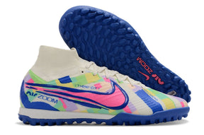 chuteira-society-nike-air-zoom-mercurial-superfly-9-elite-tf-branca-azul-e-rosa-socal-pack-5