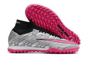 chuteira-society-nike-air-zoom-mercurial-superfly-9-elite-tf-prata-e-rosa-anniversary-25-years-pack-2