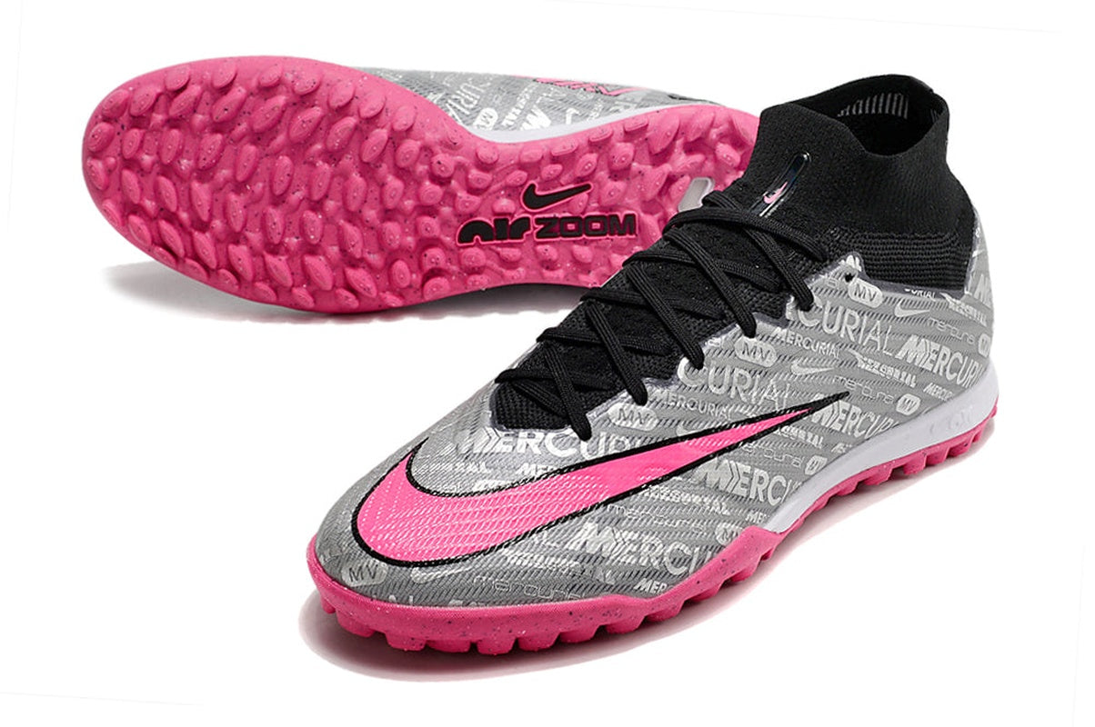 chuteira-society-nike-air-zoom-mercurial-superfly-9-elite-tf-prata-e-rosa-anniversary-25-years-pack-3
