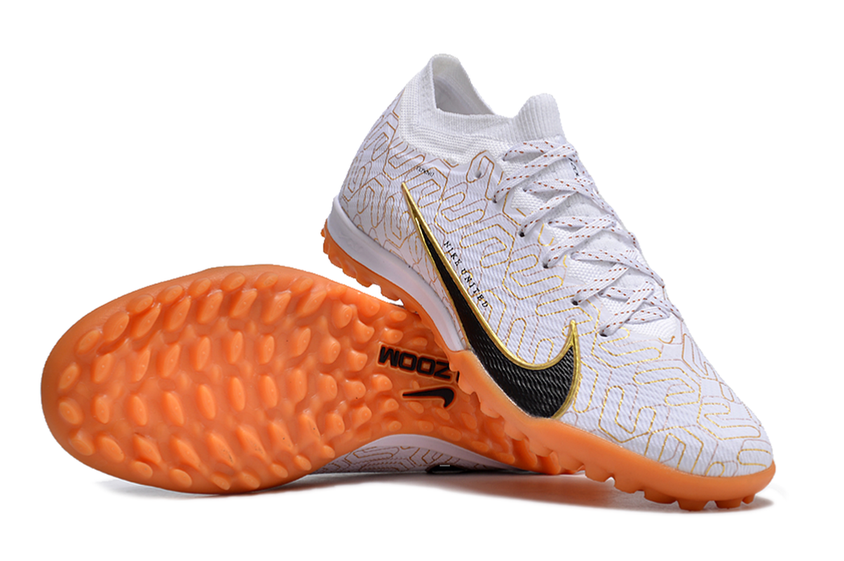 chuteira-society-nike-air-zoom-mercurial-vapor-15-elite-tf-branca-e-dourada-united-golden-pack-5