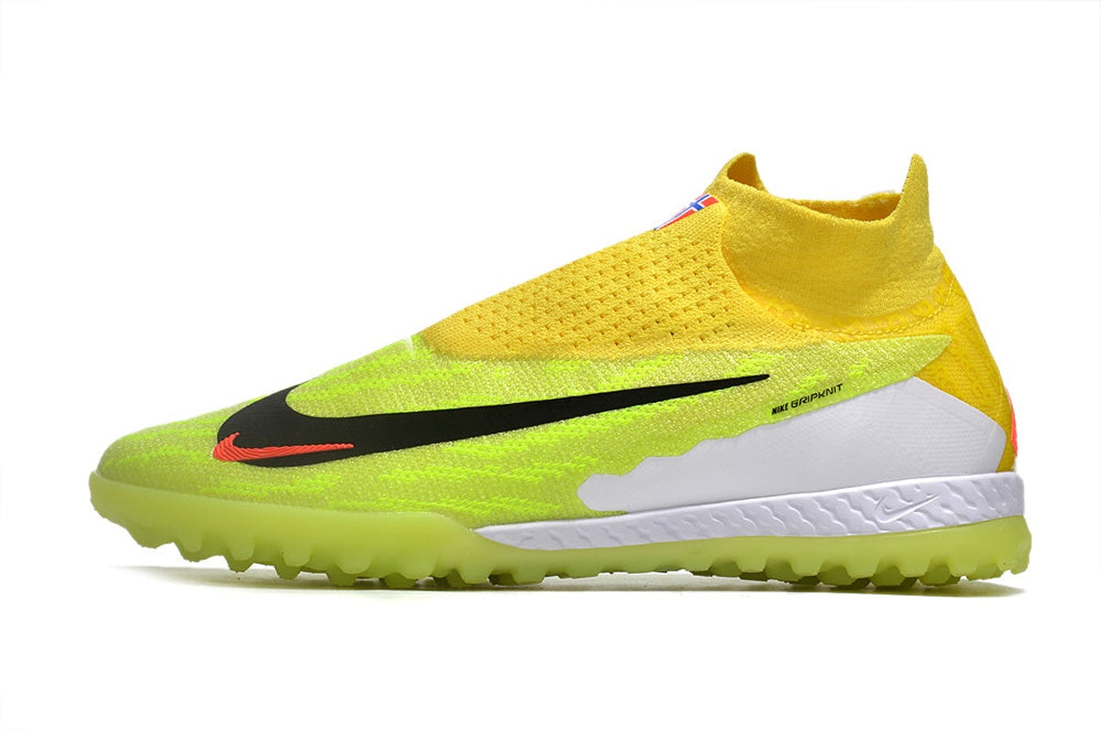 chuteira-society-nike-phantom-gx-df-elite-tf-amarela-e-verde-halaand-1