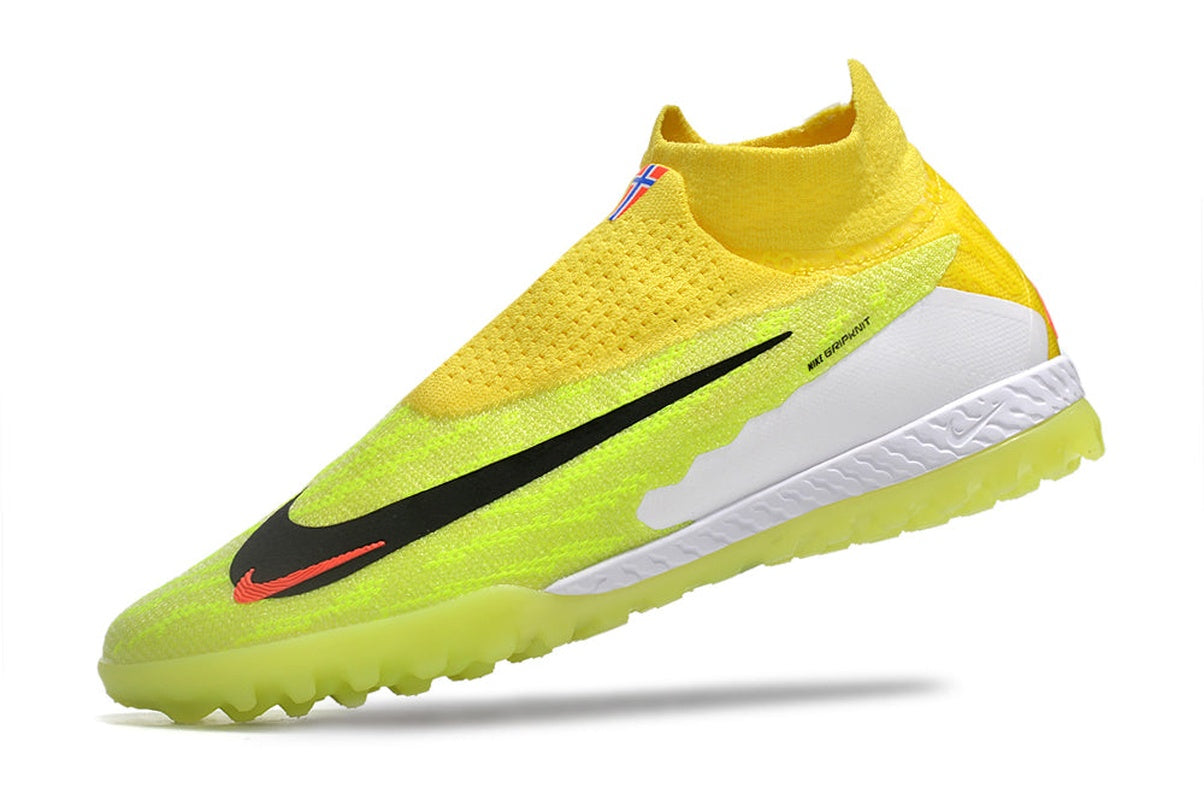 chuteira-society-nike-phantom-gx-df-elite-tf-amarela-e-verde-halaand-3