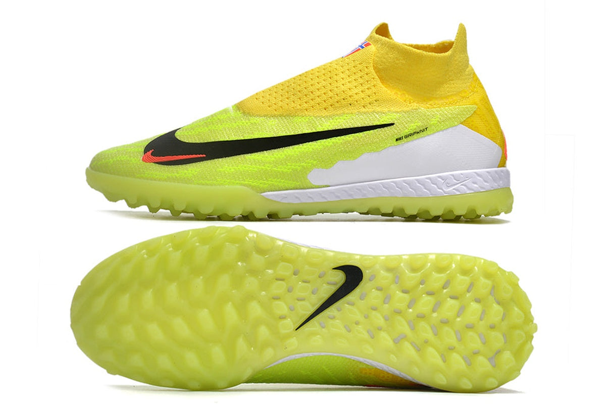 chuteira-society-nike-phantom-gx-df-elite-tf-amarela-e-verde-halaand-6