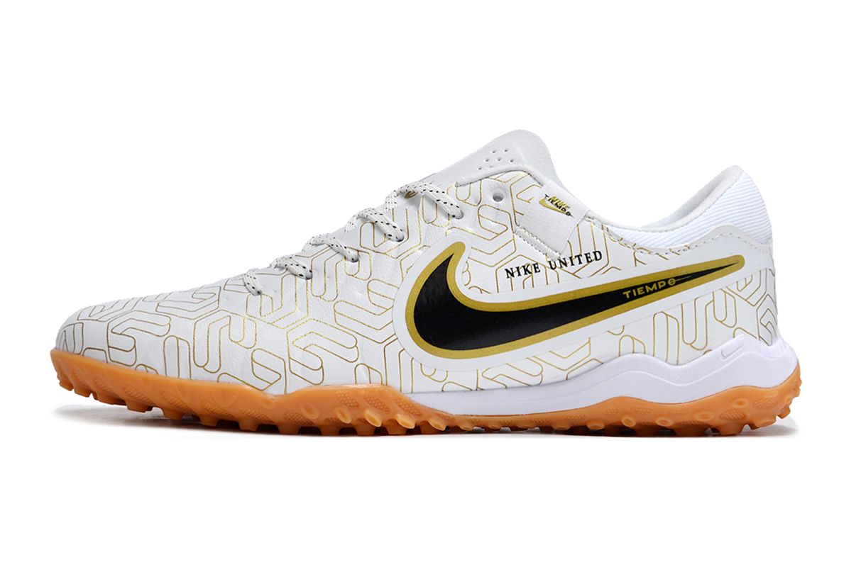 chuteira-society-nike-tiempo-legend-10-pro-tf-branca-e-dourada-united-golden-pack-1