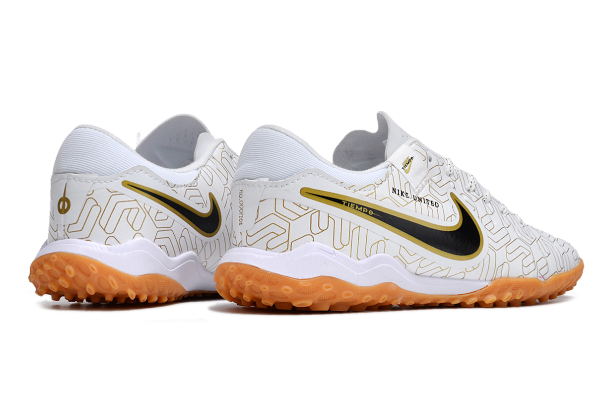 chuteira-society-nike-tiempo-legend-10-pro-tf-branca-e-dourada-united-golden-pack-3