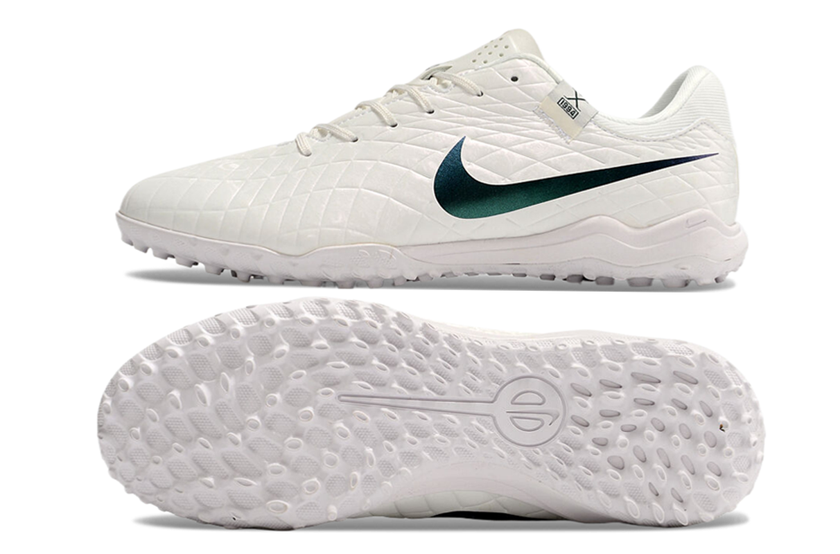 chuteira-society-nike-tiempo-legend-10-pro-tf-branca-e-verde-pearl-pack-2