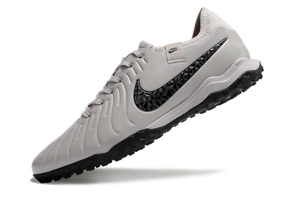 chuteira-society-nike-tiempo-legend-10-pro-tf-cinza-e-preto-rising-gem-pack-4