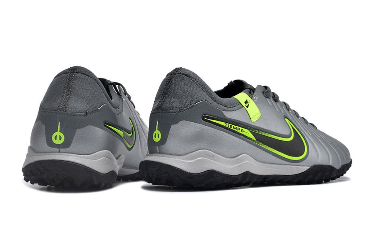 chuteira-society-nike-tiempo-legend-10-pro-tf-cinza-preta-e-verde-3
