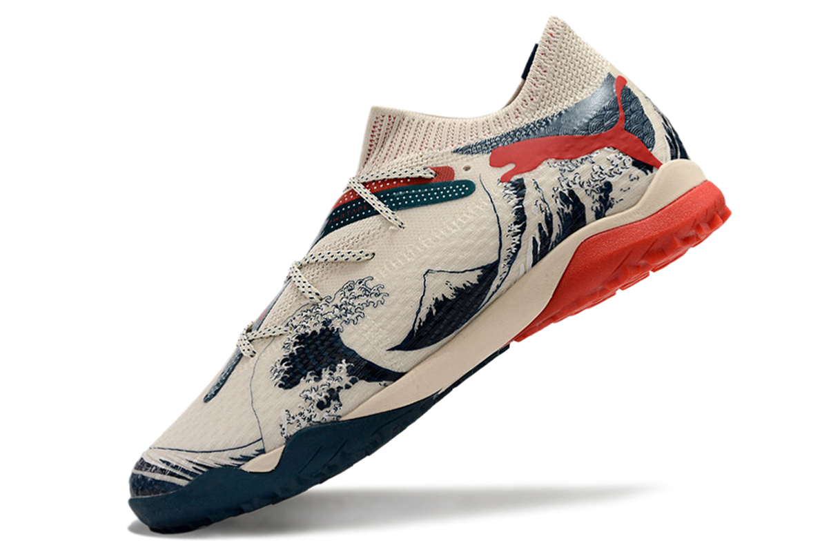 chuteira-society-puma-future-7-tf-bege-preta-e-vermelha-6