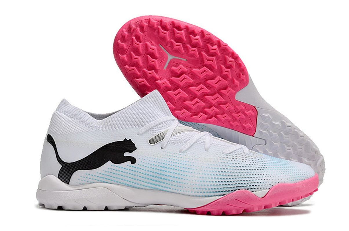 chuteira-society-puma-future-7-tf-branca-e-rosa-phenomenal-pack-4